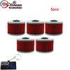 STONEDER 5x Oil Filter For Honda 650 XR650L 1993-2016 XR650R 2000-2007 XR250R 1982-2004