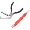Electrical Disconnect Pliers 60 degrees  Bend Carbon Steel Fuel Line Hose Pliers with Double Ended Terminal Separator Removal Tool