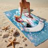 Ultra-Soft Beach Towel with Elsa Theme,Ideal for Pool - Camping, Diving - Perfect Travel Essential, Vibrant Beach Towel.