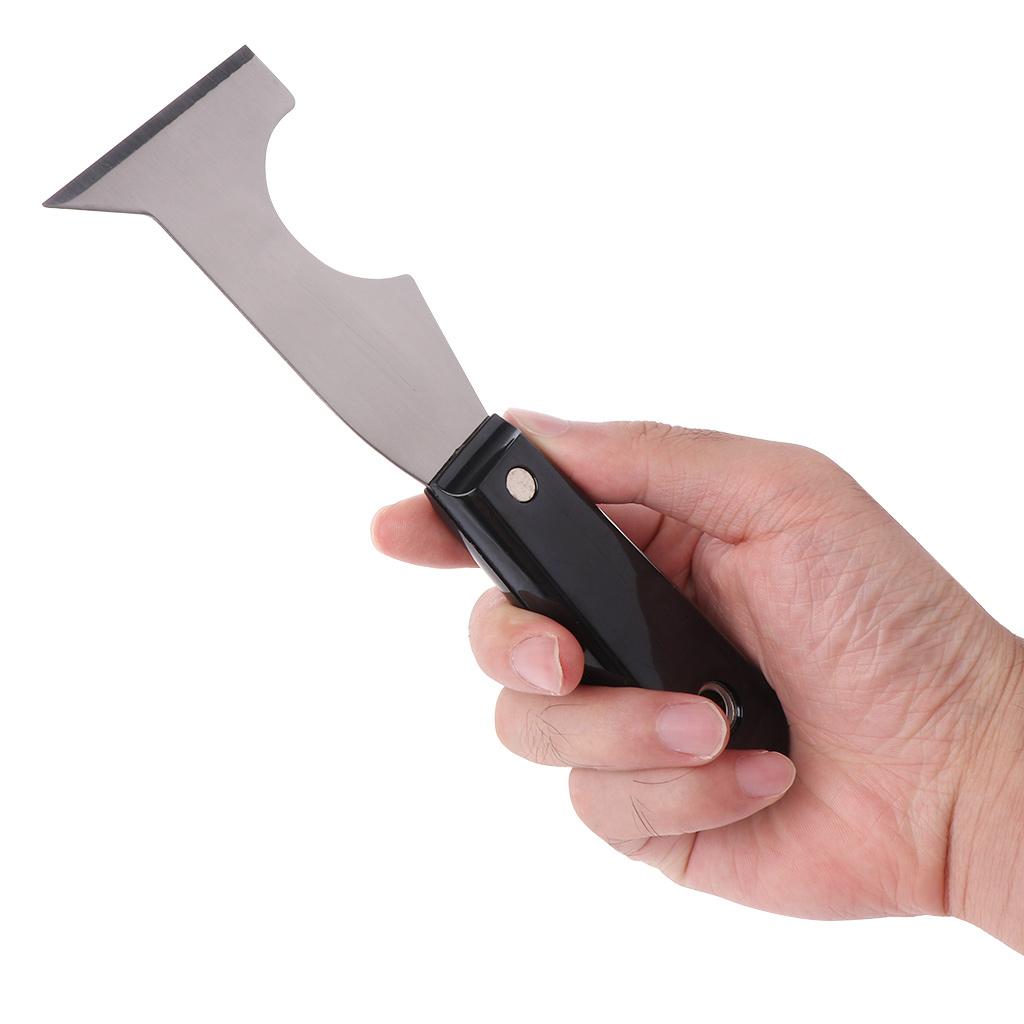 5 in 1 Tools Caulk Removal Tool Spackle Knifes Paint Remover Painters Tool Paint Can Opener for Wood Wallpaper Scraper