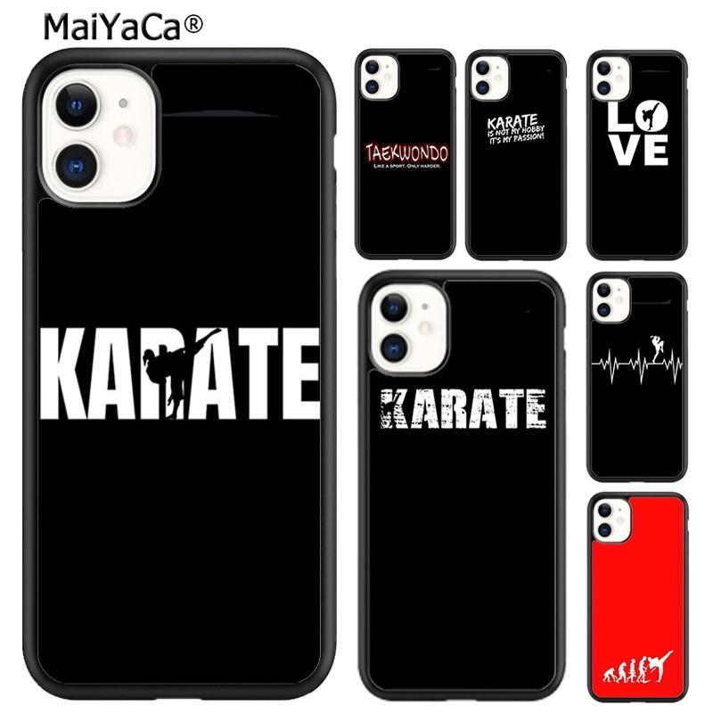 MaiYaCa Kung Fu Taekwondo Karate Phone Case For iPhone 17 Air 16 15 Plus 11 12 13 14 Pro Max Shell Coque