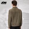 JOW Men's Suede-Effect Multi-Pocket Jacket