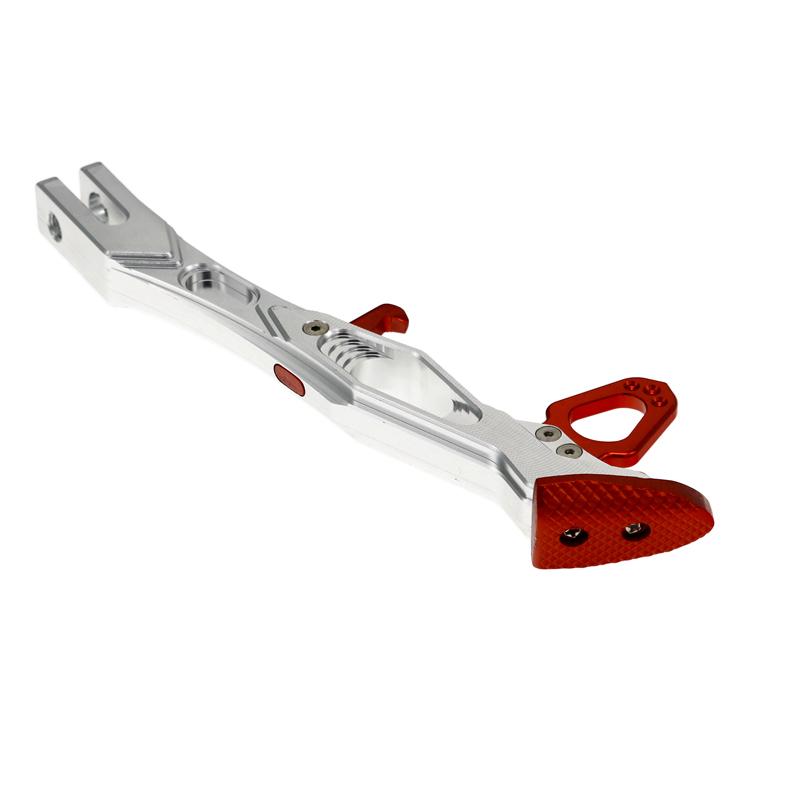 LMoDri CNC Aluminium Alloy Motorcycles Kickstand Kick Side Stand Motorcycle Scooter Street