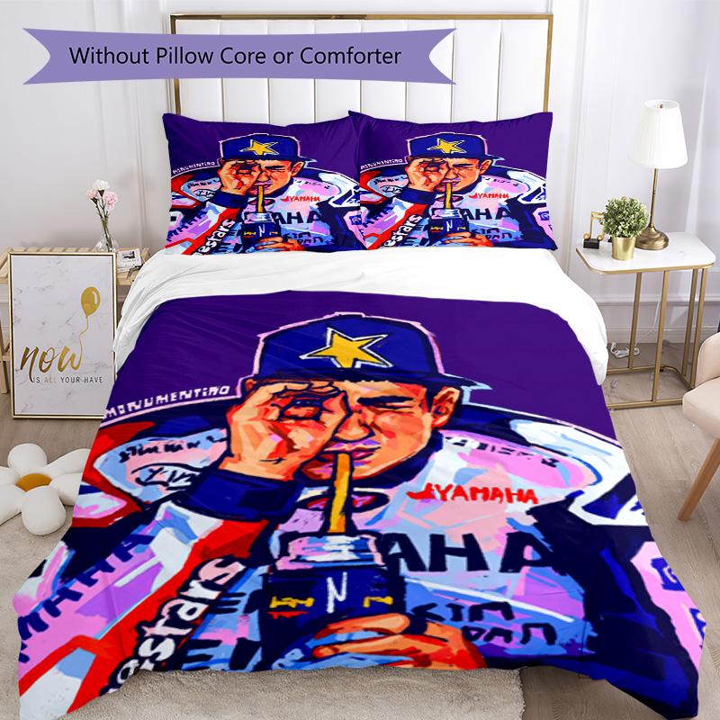 Jorge Lorenzo Bedding Set Breathable Duvet Cover With Pillowcases Home Decoration Birthday Gift