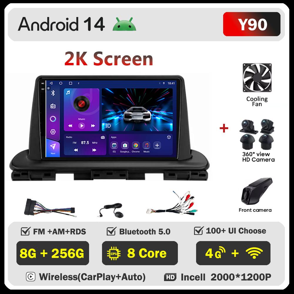 For Kia Cerato 4 IV Forte 2018 2019 2020 2021 Car Radio Player Car Carplay Screen Autoradio Mirror Link Car Intelligent Systems