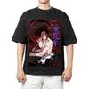 Demon Slayer Giyuu Tomioka Water Breathing Anime Print T Shirt Men 2026 Summer Casual Streetwear Oversized Cotton Tees Japanese