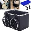 Car Armrest Storage Box, Car Armrest Storage Box with 2 Cup Holders, Armrest Storage Box for Your Car, (1Pcs-Black)