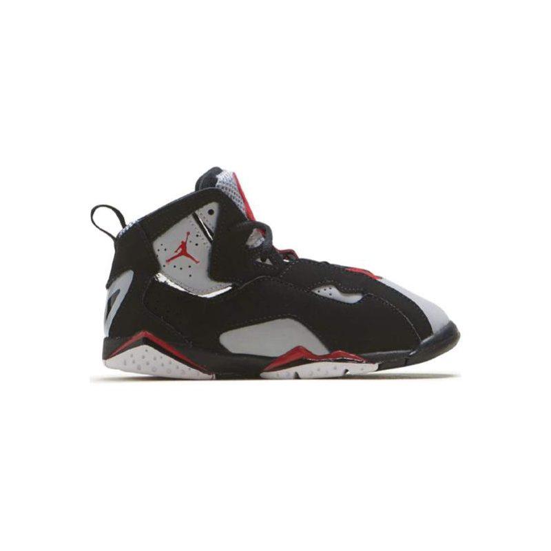 Jordan True Flight Black Varsity Red Wolf Grey TD 343797-060