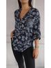 European-American Spring 2025 Loose Casual Long Sleeve Sequin Pocket Shirt