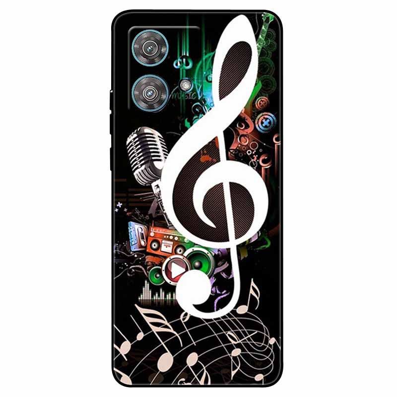 Skirta Moto G84 5G dėklas Silikoninis Minkštas Spausdintas Katės Drugelio Telefono Dangtelis Motorola MOTO G84 TPU Dangtelis MotoG84 G 84 Madingas Maišelis