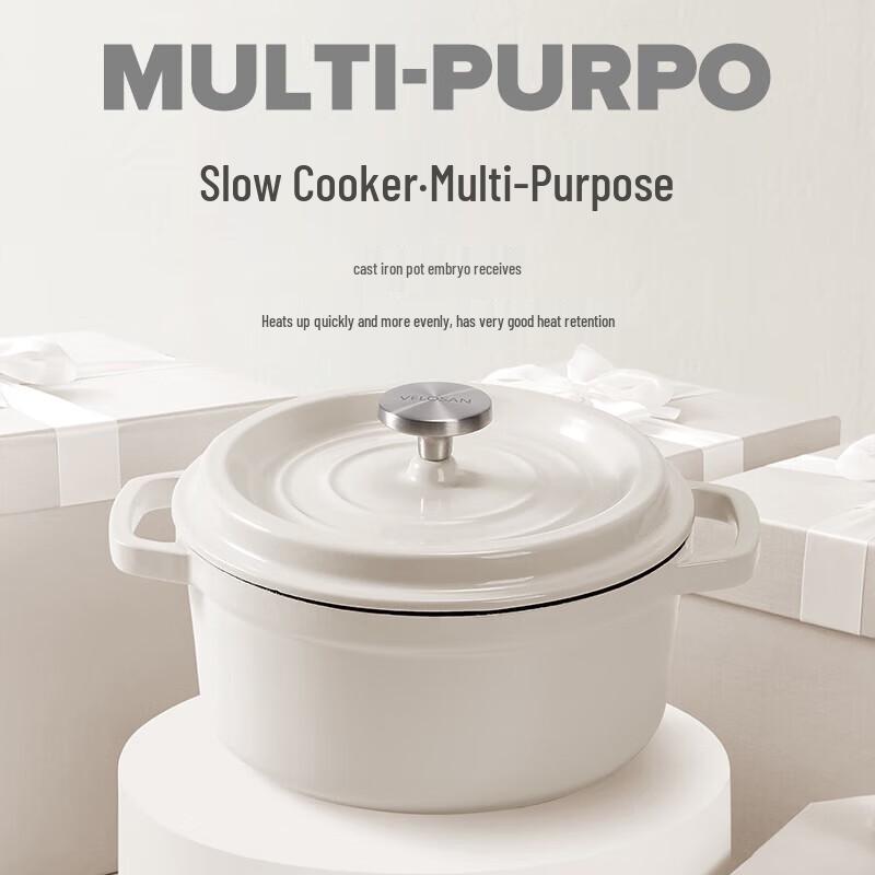 Velosan 24cm Cast Iron Enamel Pot