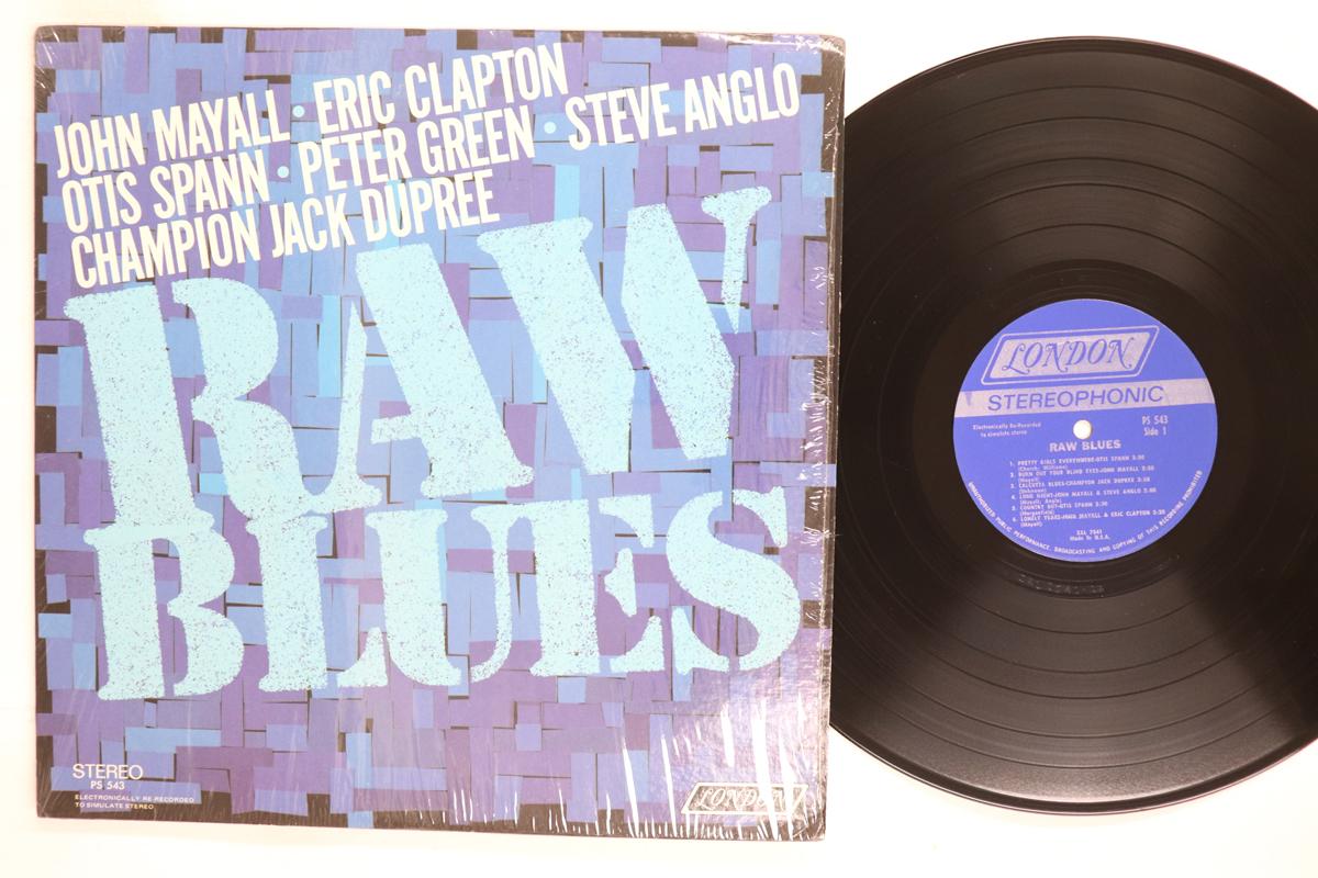 LP Record VARIOUS  Raw Blues PS543 LONDON 1967 US Blues Used