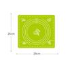 Multicolor Silicone Baking Mat Baking Sheet Pizza Dough Mat Soft Rolling Pastry Board Cutting Fondant Cake Dough Pad Bakeware