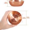 8One Pack3.3Approximately inches 8.4Small stainless steel sauce dish, stainless steel dipping bowl, soy sauce bowl, silver round seasoning dish,