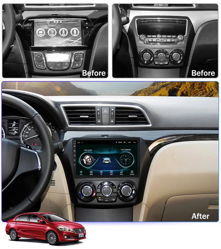 Android 12 For Suzuki Alivio Ciaz 2014-2019 GPS Navigation Carplay Car Radio Multimedia Video Player Autoradio Stereo 4G WIFI