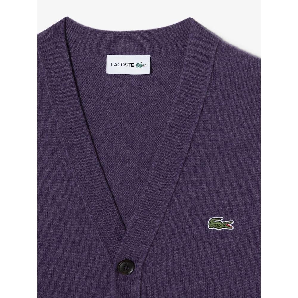 Lacoste Herre S basic V-hals cardigan Ah560e 54n zSV q2nAh560e 54nzSV