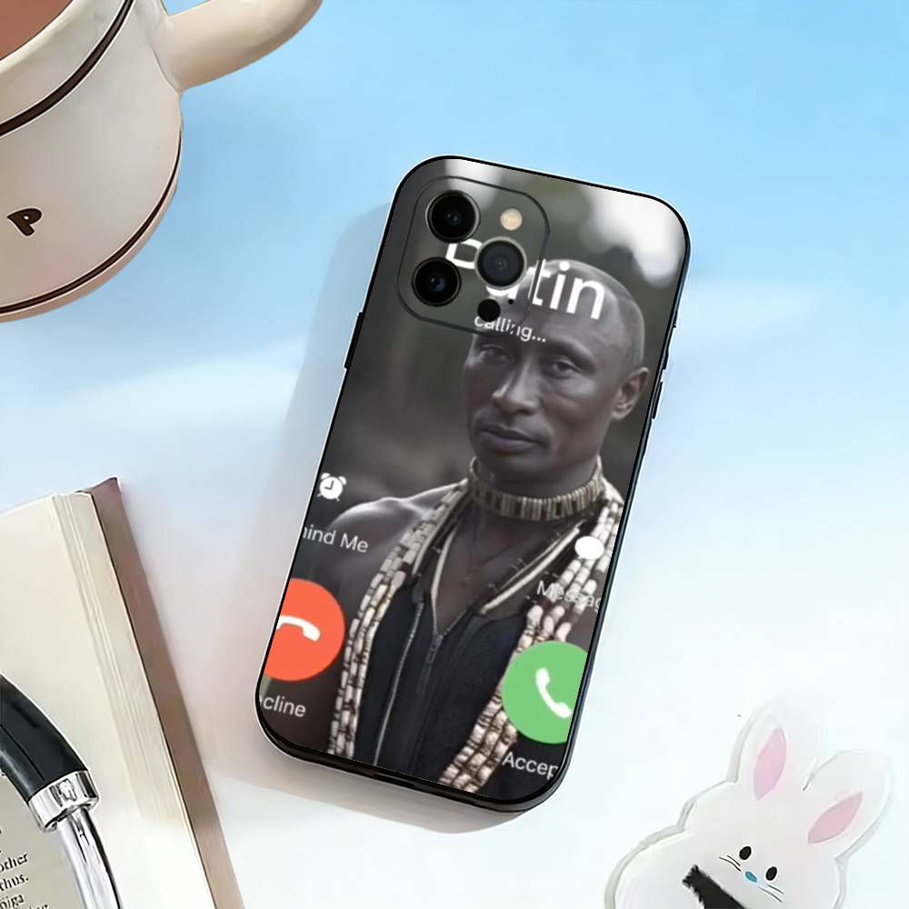 D-John Pork is Calling. Answer Call Phone Case For iPhone 17, 16,15,14,13,12,11 Plus,Pro Max, Others Soft Black Cover