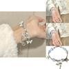 Fashionable Alloy Butterfly Bracelet Premium Quality Ancient Style For Women