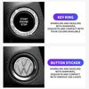 For Volkswagen VW Car One-start Button Diamond Decoration Stickers For Volkswagen VW Scirocco Jetta Beetle Golf Passat CC Tiguan