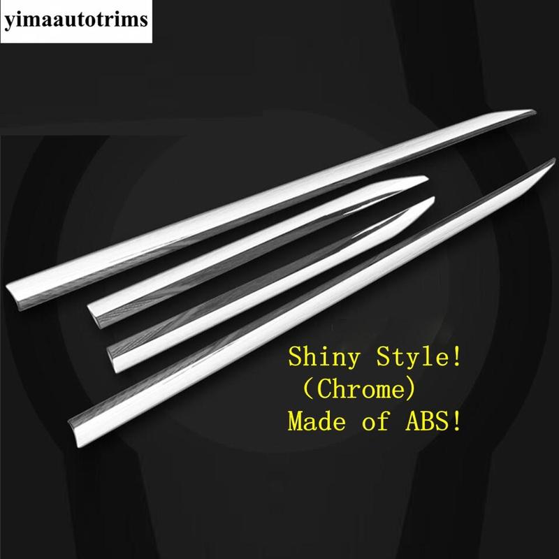 ABS Car Side Door Molding Body Strip Streamer Cover Trim For Mazda CX-5 CX5 2017 -  Chrome Exterior Accessories