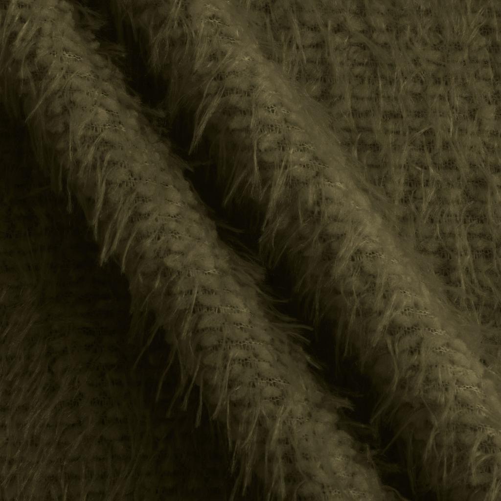 Fashion Women's Solid Color Round Neck Long Sleeve Loose Plush Dress Sweater Dress