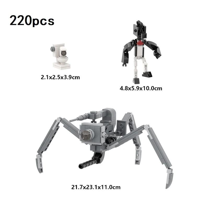 2023 Skibidi Toilet Man VS Monitor Blocchi da Costruzione Camerman Titan Speakerman Giocattolo Fai da Te Set di Figure Speakerman per Bambini Regalo