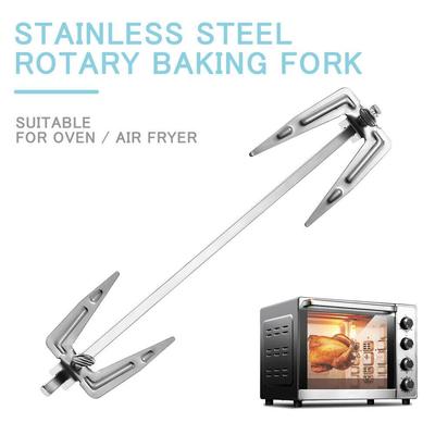 Ugnstillbehör Kycklingstekställ Grillverktyg Airfryergaffel Bärbar Grillgaffel Kök