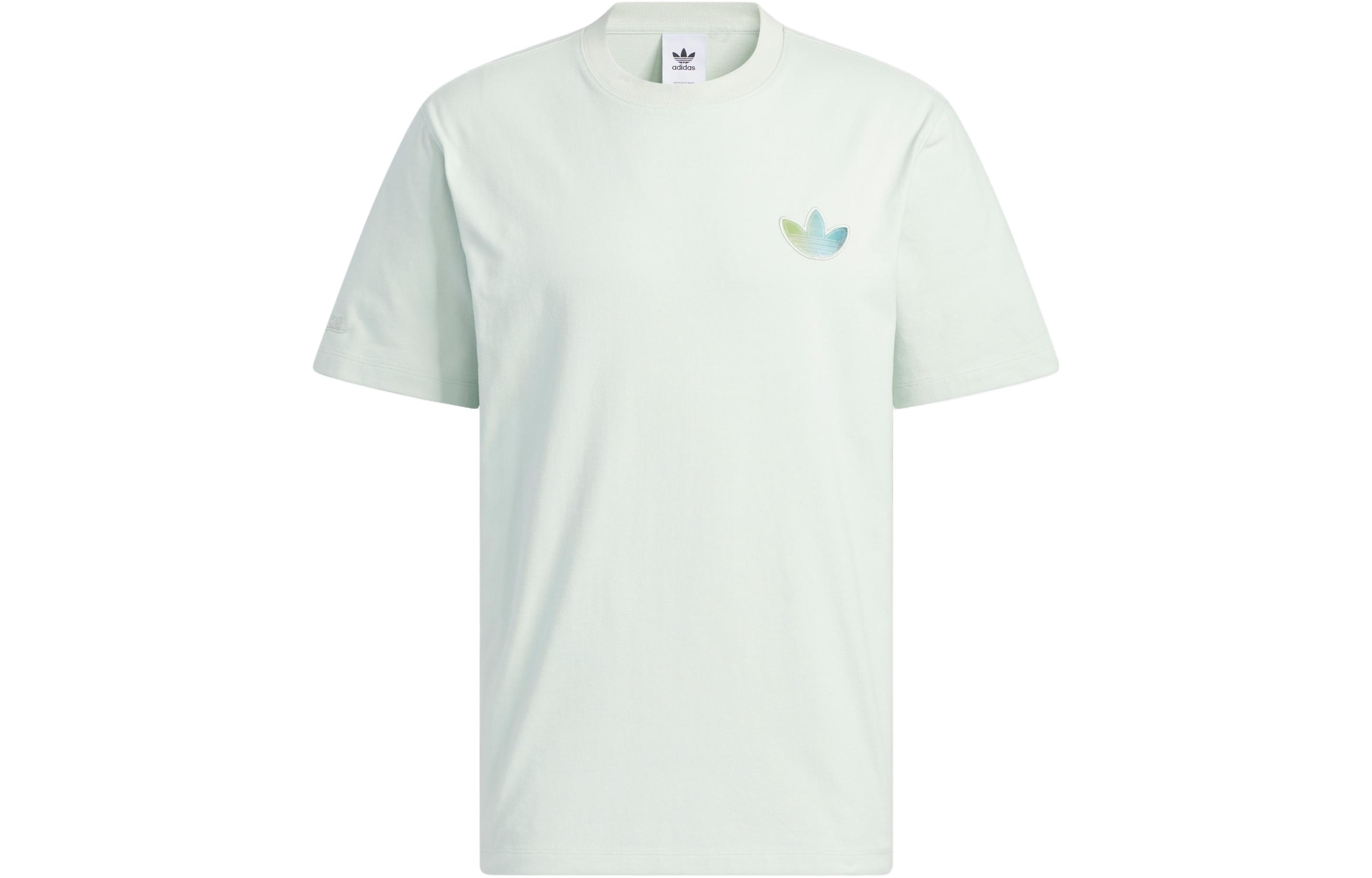 Adidas Originals T Shirt Men s Linen Green IK8682 XS