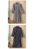Unisex Quick-Dry Cotton Waffle Bathrobe - All-Season, Absorbent, Perfect for Steam Room & Spa