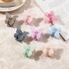 2Pcs Butterfly Hairpins Hair Accessories 2.64" Claw Clips for Women,Glossy Hair Clips for Thick or Thin Hair, Cute Girls' Hair Clips