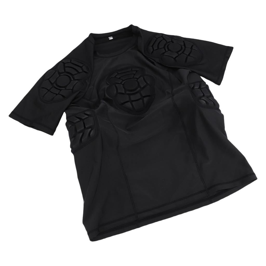 Goalkeeper Shirt for Men Women EVA Soccer Padded Compression Shirt Football Protective Gear Rib Prot