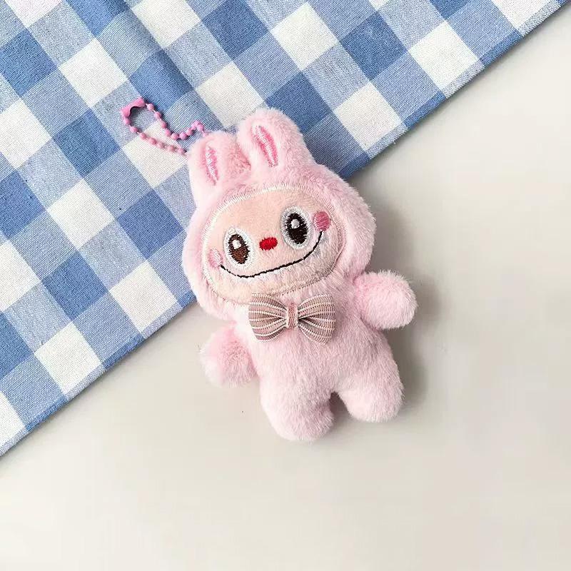 1PC Trendy Doll Cute Cartoon Rabbit Backpack Pendant Key Ring Holiday Gift Bag Pendant Plush Doll Keychain