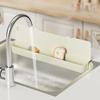 Silicone Sink Splash Guard With Waterproof And Splash-Proof Design, Drain And Storage Tray For Dishwashing And Kitchenware