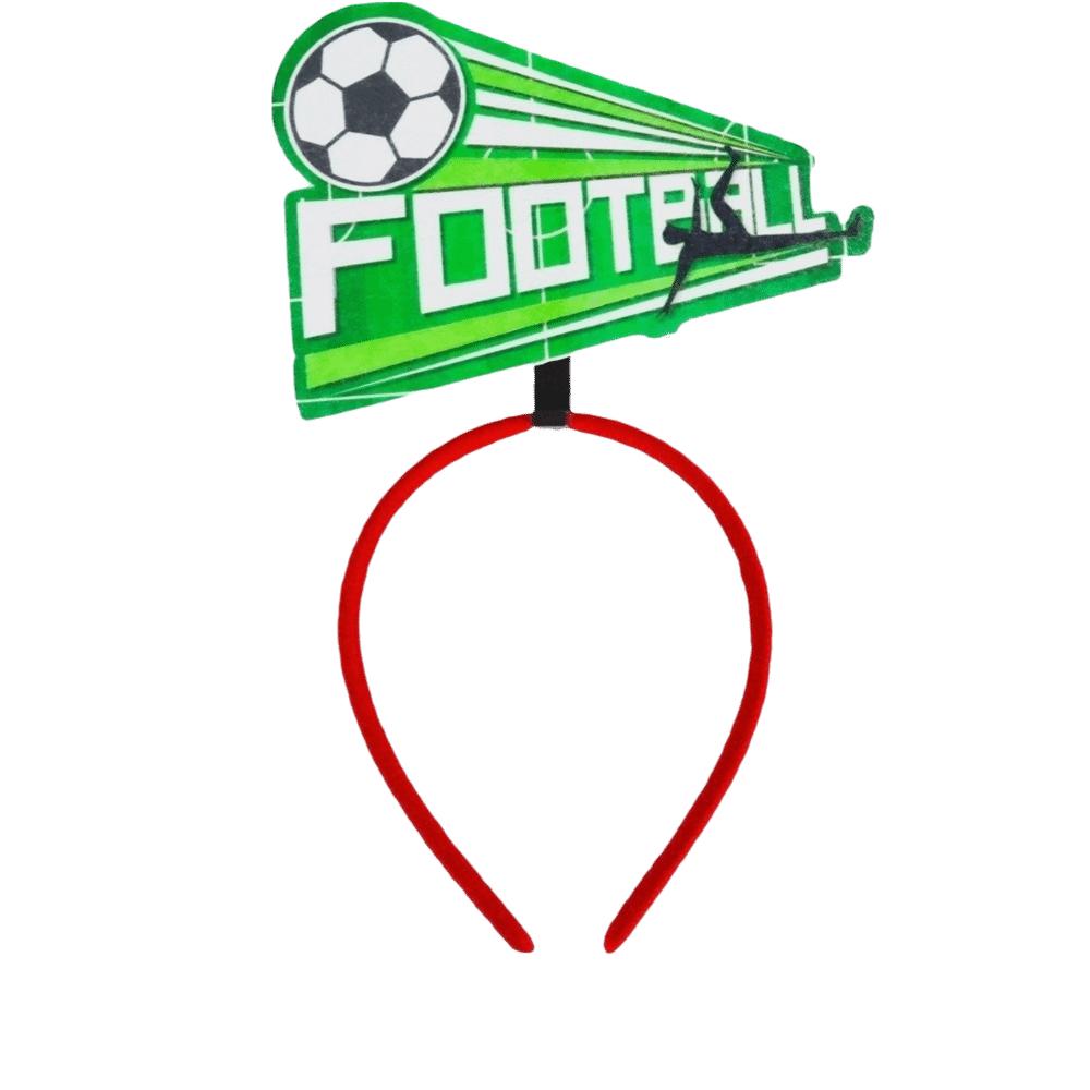 

Festival Elements Football Fan Hair Hoop Charming Design Cheering Hair Band Football-Themed Party Reversed Football