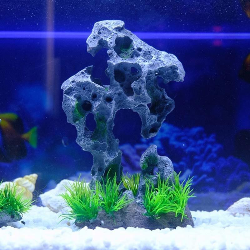 Aquariums Landscape Grass Resins Aquariums Decorations Art Crafts Terrarium Habitat Ornaments Rock Craft