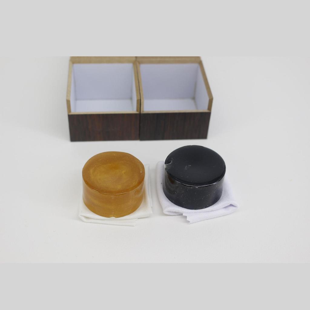 Professional Dust-Free Rosin for Violin, Viola, Cello, Bass & Erhu in Wood Box