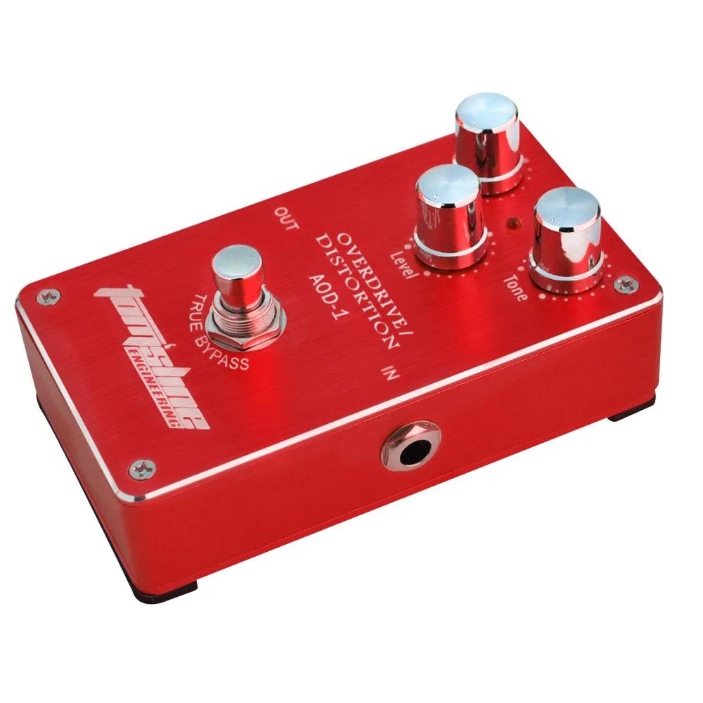 AROMA Overdrive Distortion Electric Guitar Pedal Effect Pedal True Bypass Aluminum Alloy Housing AOD-1 Guitar Accessories