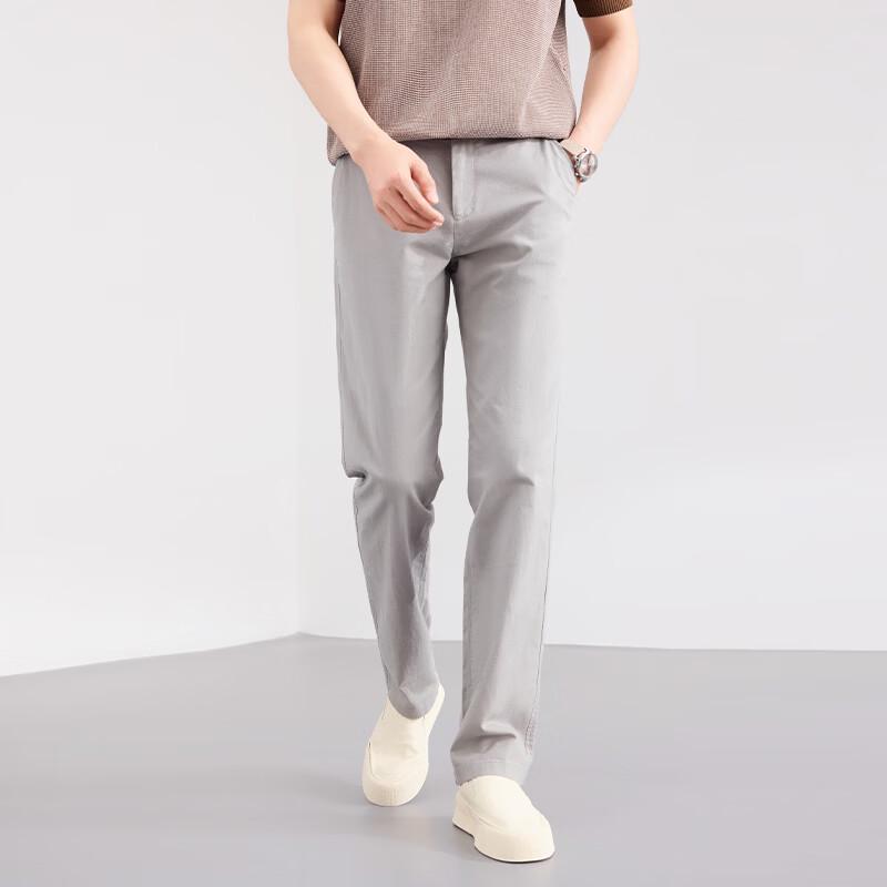 PLAYBOY Men's Cotton Linen Blend Summer Casual Pants