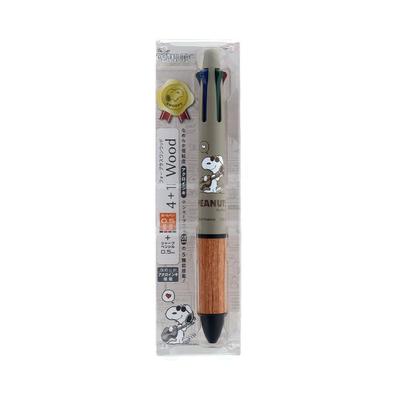 Stationery Snoopy Grip Joe Cool Multicolor Ballpoint Pen and Mechanical S4659392 Sun-Star Goods, Dr. 4+1 Pencil,