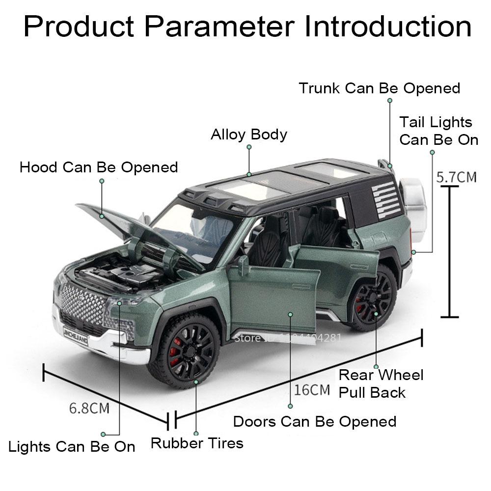 1:32 Byd Looks Upat U8 Legierung Leadingideal Ein Modell Legierung Diecast Auto Mit Geöffneten Türen Sound Licht Rückziehfahrzeuge Jungen Geschenk