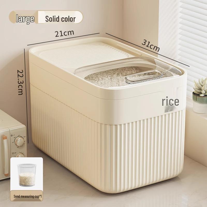 “2024 Insect-Proof, Moisture-Proof Rice Storage Bin with Gallon Capacity”