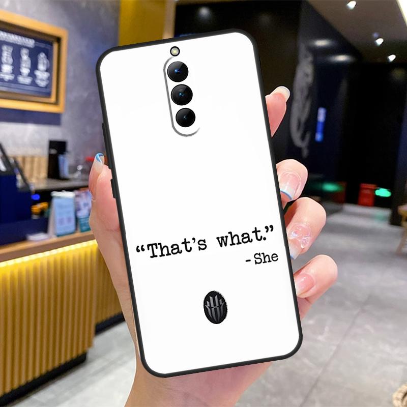 The Office Inspired Quotes Case For Nubia Red Magic 10 9 8 Pro Plus 6 7 6S 7S Pro 5G 6R RedMagic 9S 8S Pro Plus Cover