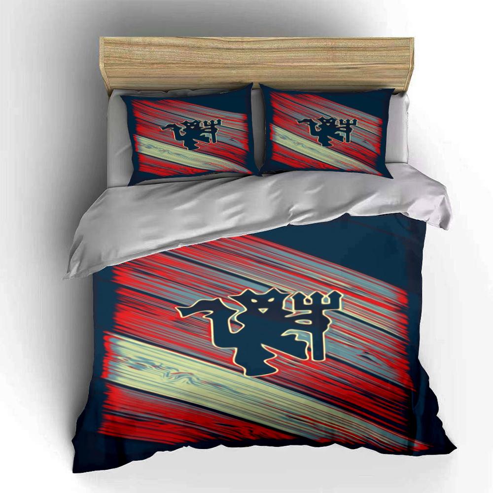 Devil Cat Design Bedding Set Bedding Set (1 Duvet Cover, 2 Pillowcases, Duvet Not Included)