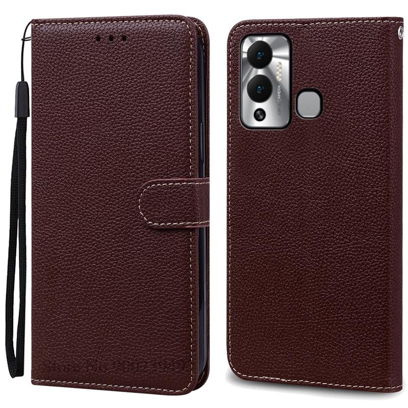 Pro Infinix Hot 12 Play Pouzdro Peněženka Kožený Vyklápěcí Kryt Pro Infinix Hot 12 Play NFC Pouzdro X6816C X6816 X6816D Kryt Coque Fundas