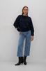 Midnight Sky Wool Sweater Navy Blue /