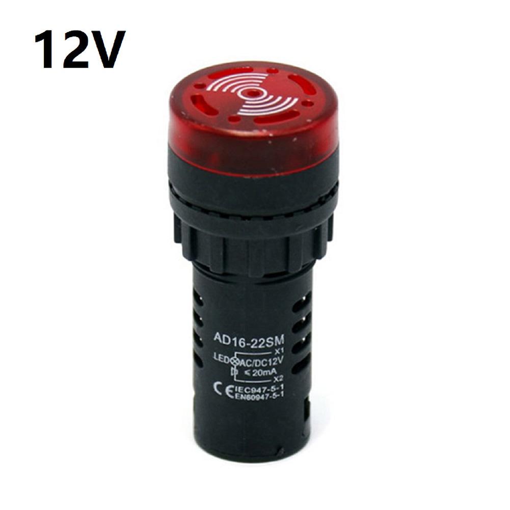 Blitz-Summer-Signal-Leuchte Ton-Licht-Alarm Gute Qualität 22mm Installationsloch