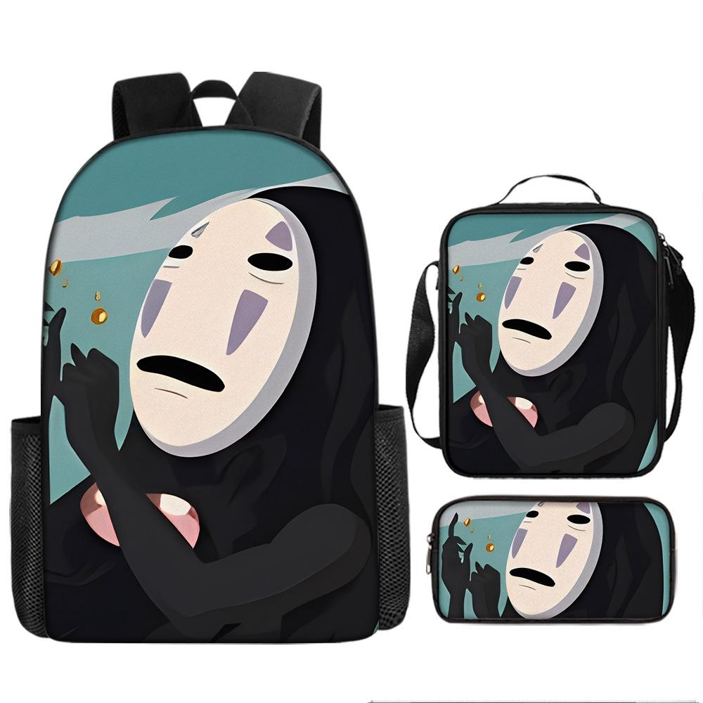 Elementary and Secondary School Students Spirited Away School Bag Hayao Miyazaki Children's Fashion Backpack Waterproof Large Capacity Backpack