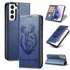 Luxus 3D Tier Leder Handy Brieftasche Hülle Buch Ständer Für iPhone 17 16 Pro Max Samsung Xiaomi Redmi Note 14 Honor Oppo Magnetischer Kartenhalter Klapphülle