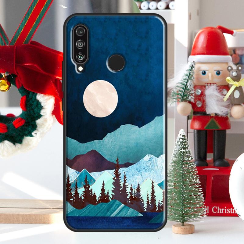 Sterrenmeer Berg Voor Huawei Nova Y73 Y60 Y70 Y90 Y72 Y61 Y91 7i 8i 11i 12i 12s 9 10 SE P20 P30 P40 Lite Hoesje