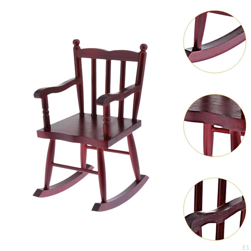 BJD Wooden Doll Furniture Scene Model, Model Toy ,Miniature Dollhouse Baby Bouncer,